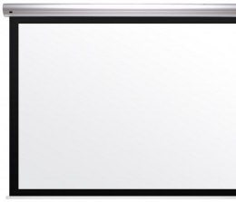 Ekran elektryczny KAUBER Czarna bramka Blue Label Black Frame od 170 do 290 cm 16:9 16:10 4:3 1:1